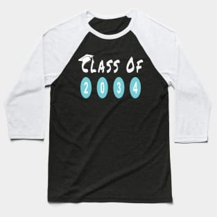 Class Of 2034 Grow With Me Baseball T-Shirt